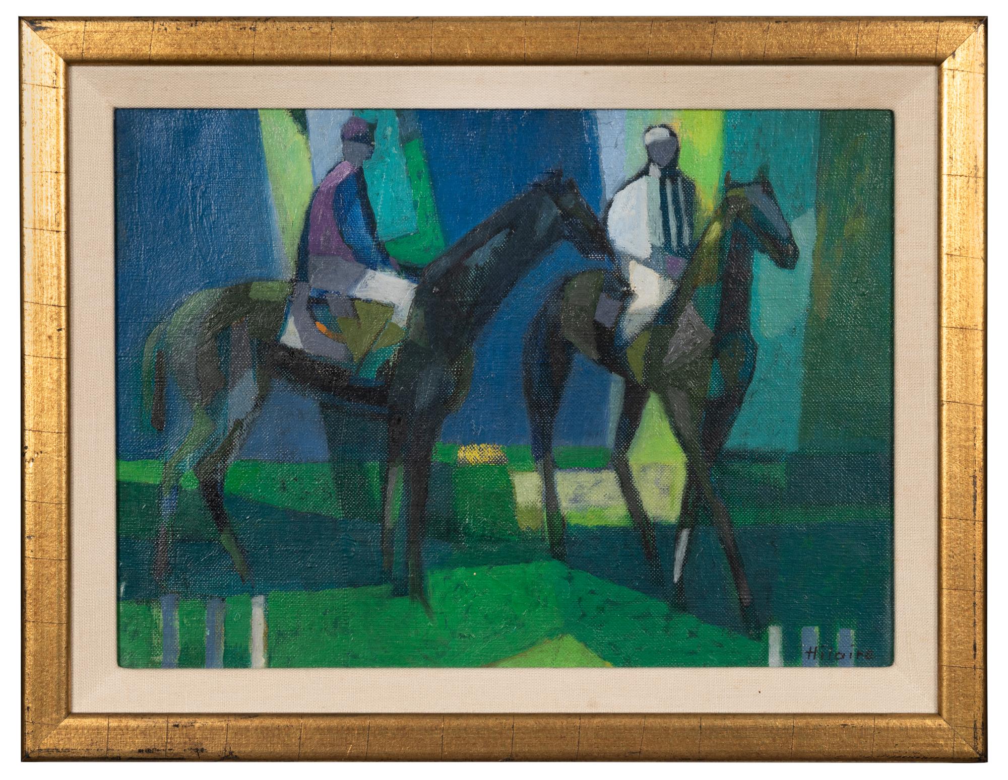 Jockeys on Horseback