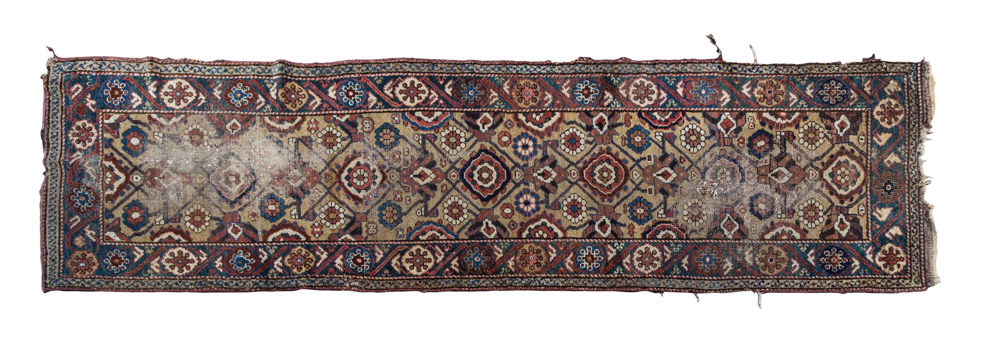 A Kurdish Wool Runner 10 feet 11 inches x 3 feet.