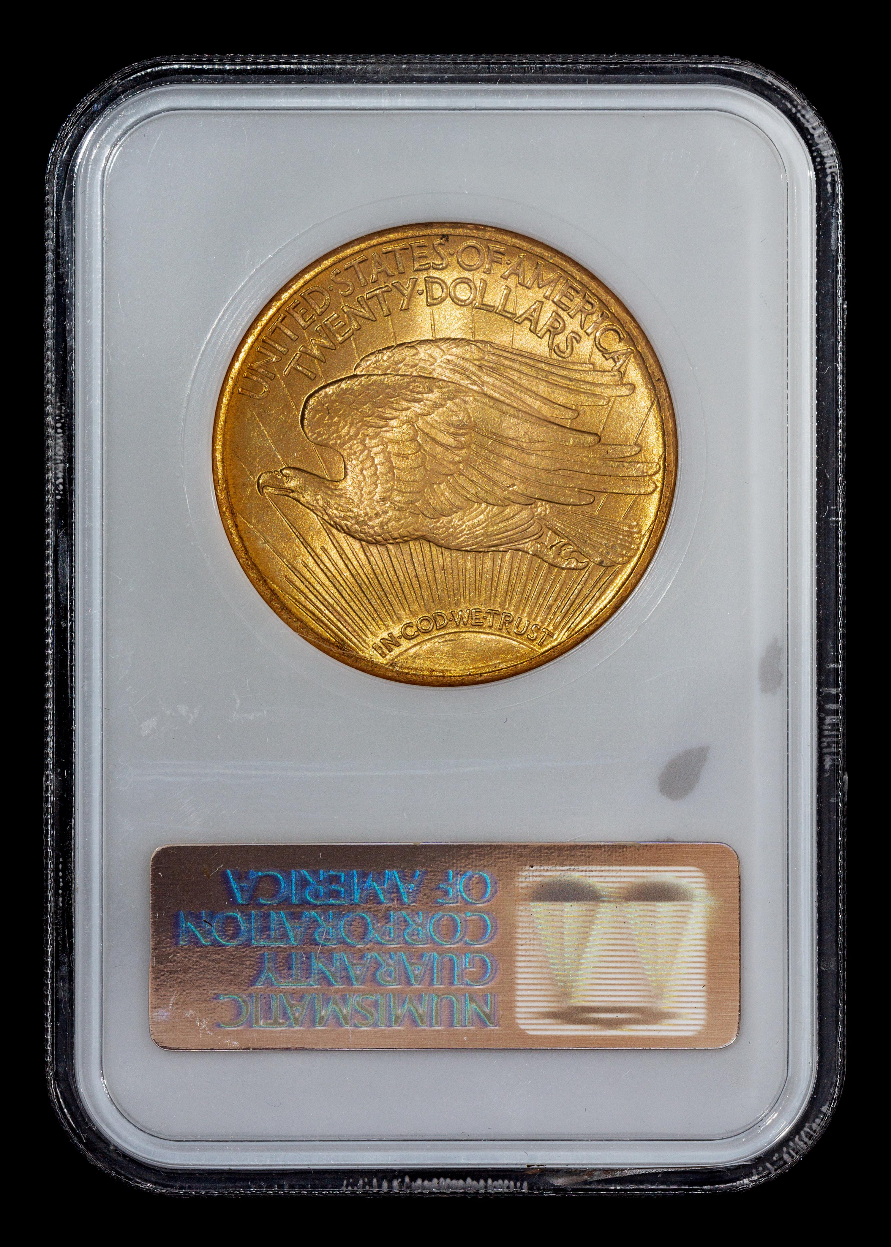A United States 1915-S Saint-Gaudens Gold $20 Coin