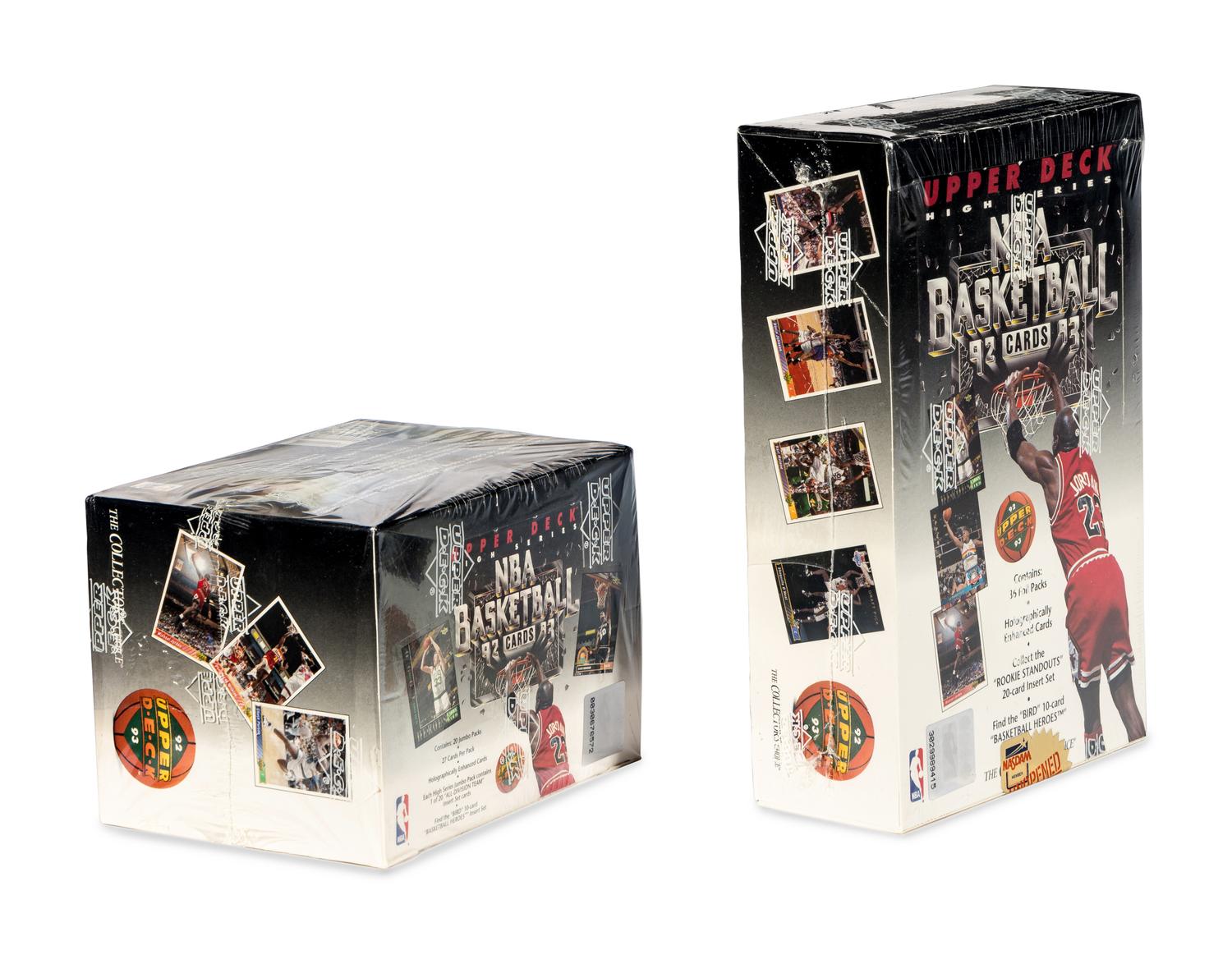 A Group of 1992-93 Unopened Upper Deck High Series Basketball Boxes (Possible Shaquille O'Neal Rookie Cards)