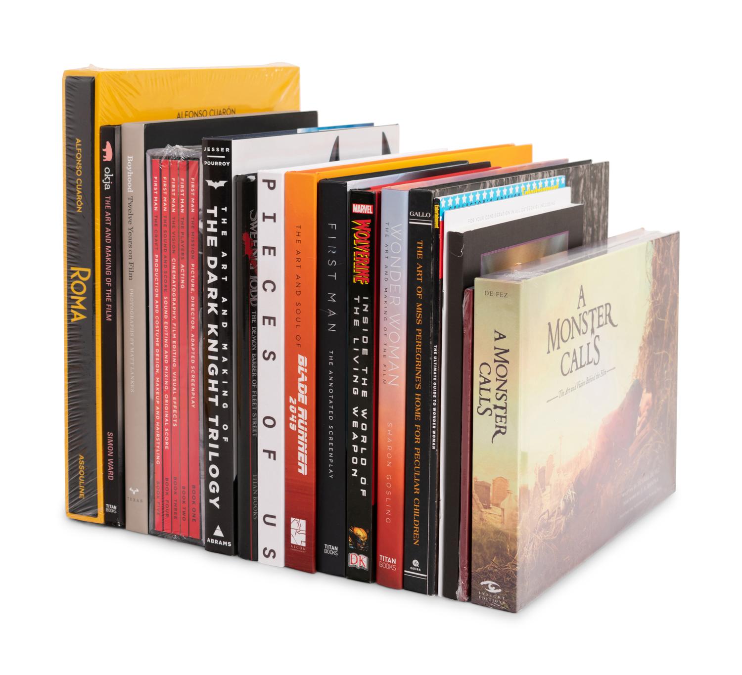 (Film Books) A group of 13 art books from various films, comprising: