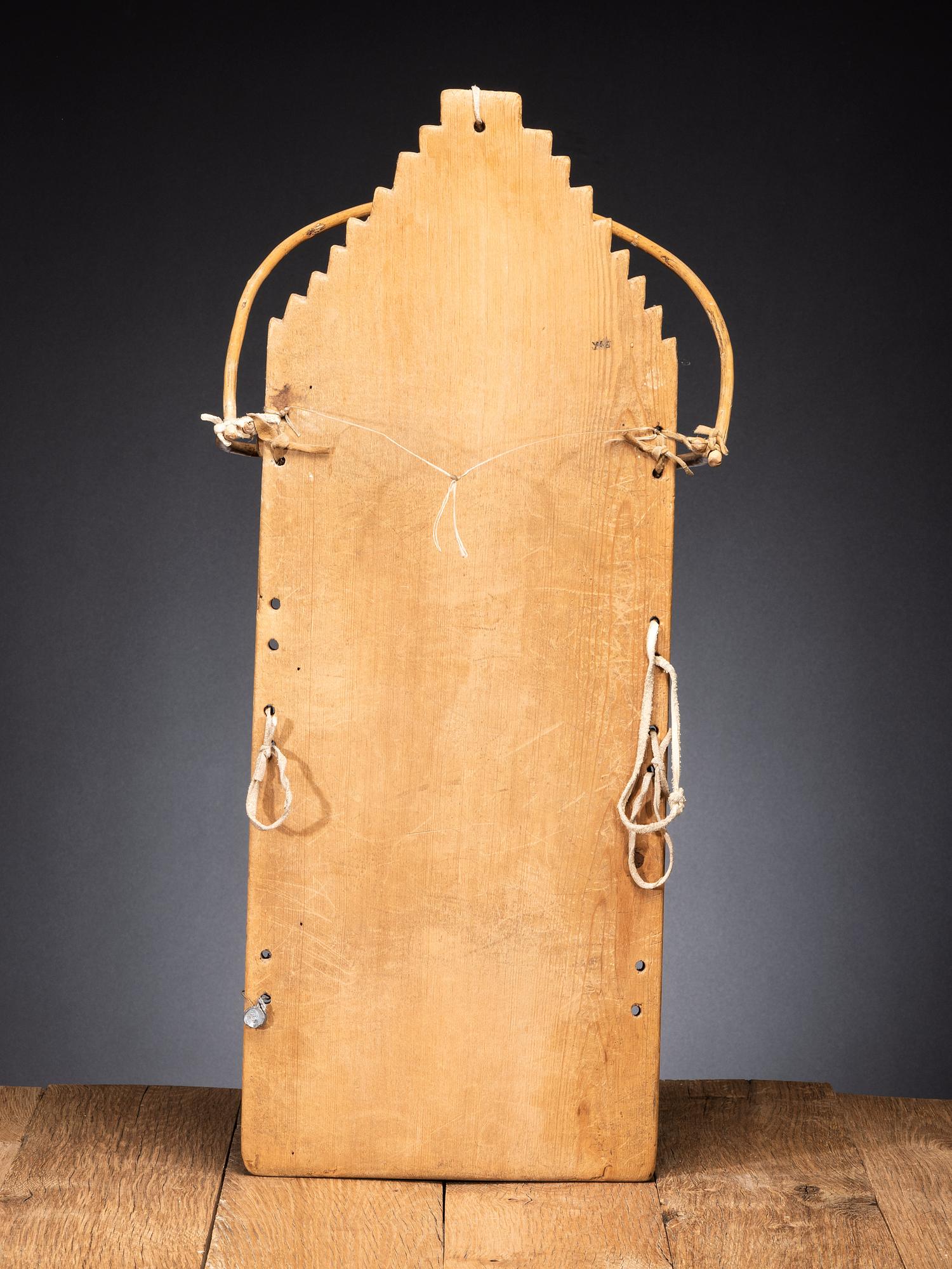 Pueblo Child's Wood Cradleboard