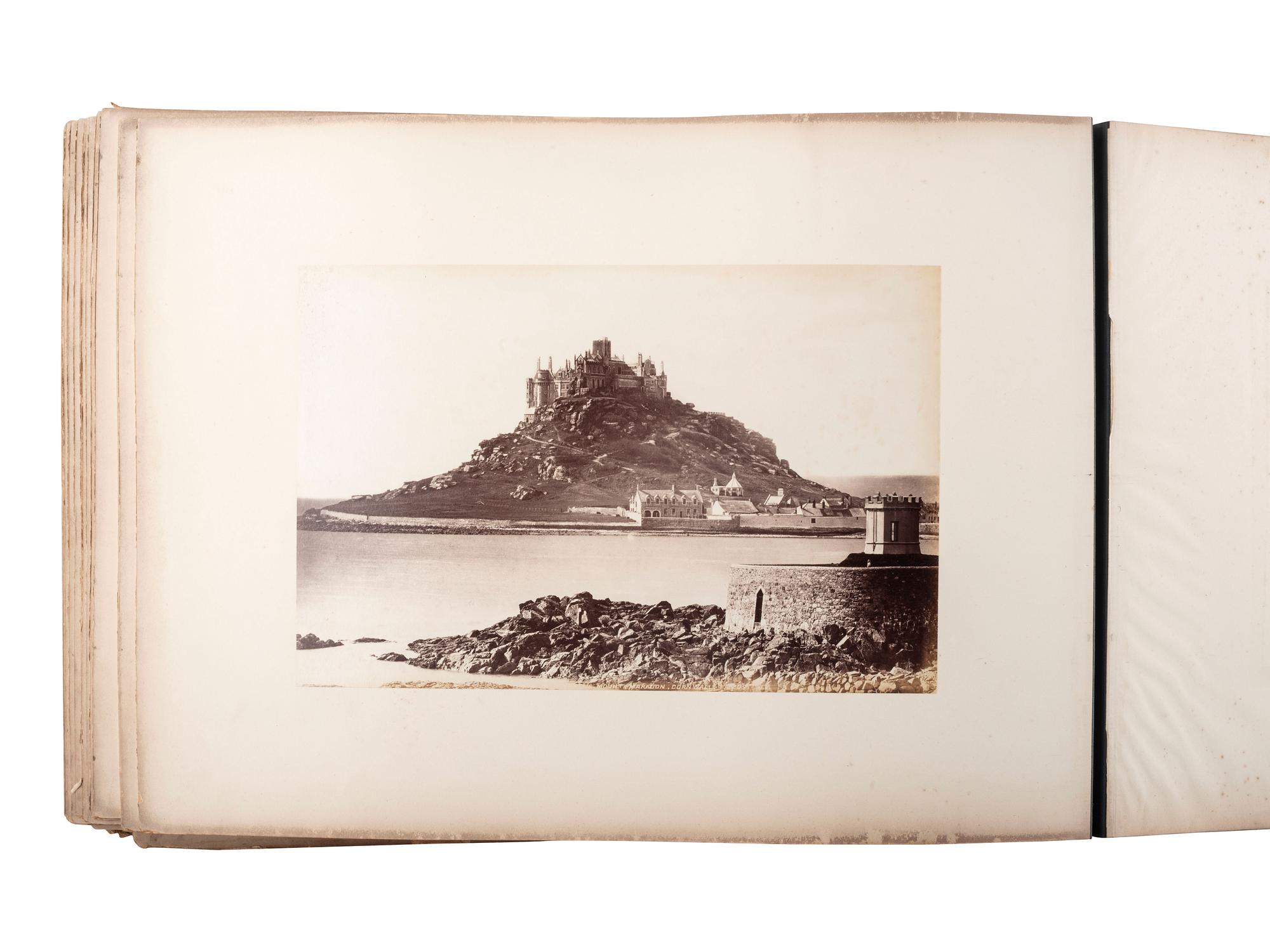 [EARLY PHOTOGRAPHY]. 5 albums with photographs of Europe and Australia.