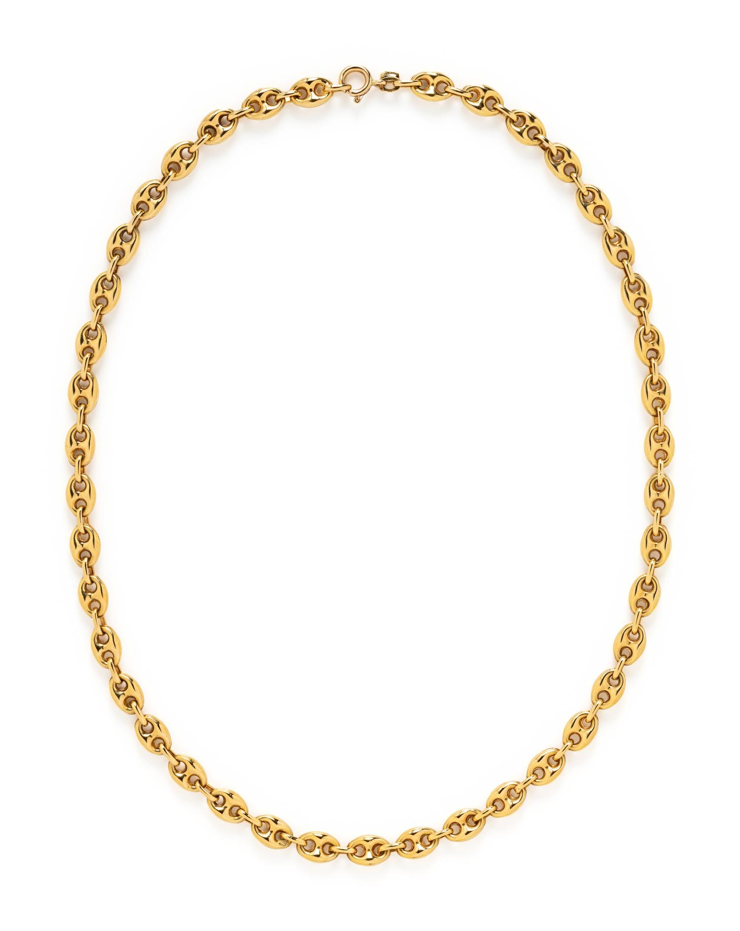 GUCCI, YELLOW GOLD 'MARIANA' NECKLACE