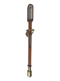 A Mahogany Gimballed Ship's Barometer, Scotland, Circa 1855