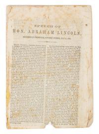 LINCOLN, Abraham (1809-1865)