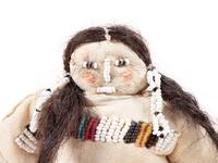 A Family of Sioux Dolls