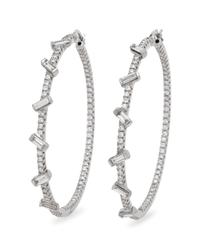 Diamond Hoop Earrings