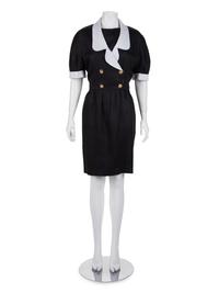 Chanel Linen Dress and Jacket Ensemble, 1990s