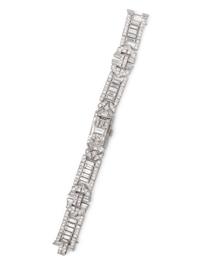 A Platinum and Diamond Surprise Wristwatch, Hamilton,