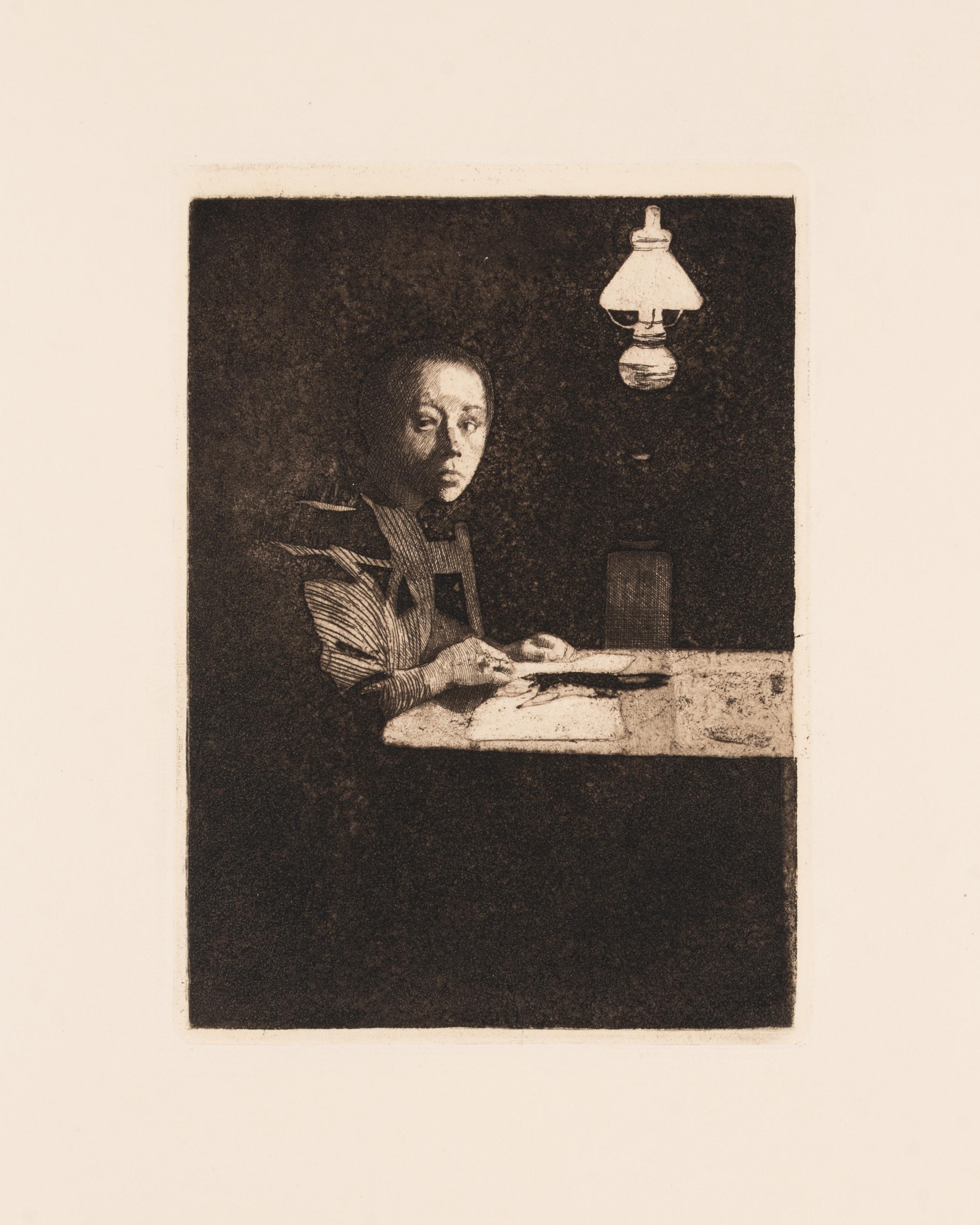 Zehn Original radierungen (complete portfolio of 10 in original pasteboard portfolio), 1892-1931
