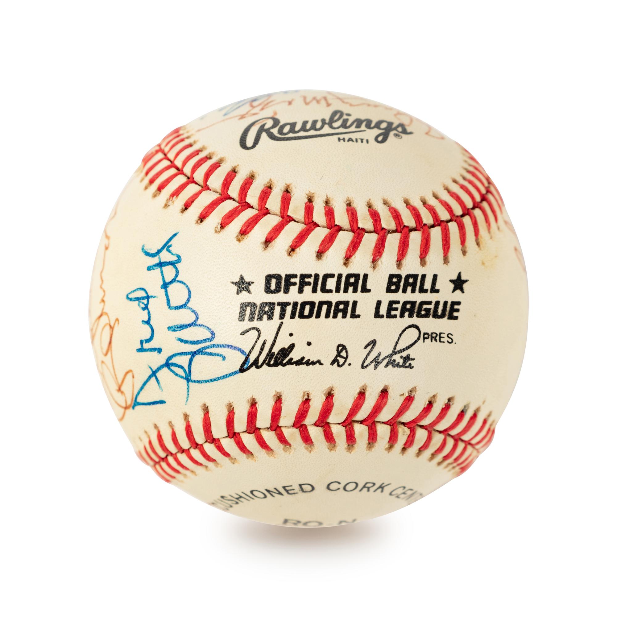 A Multi Signed Hall of Famer and Notables Autograph Baseball (Beckett Authentication Services BAS Certified)