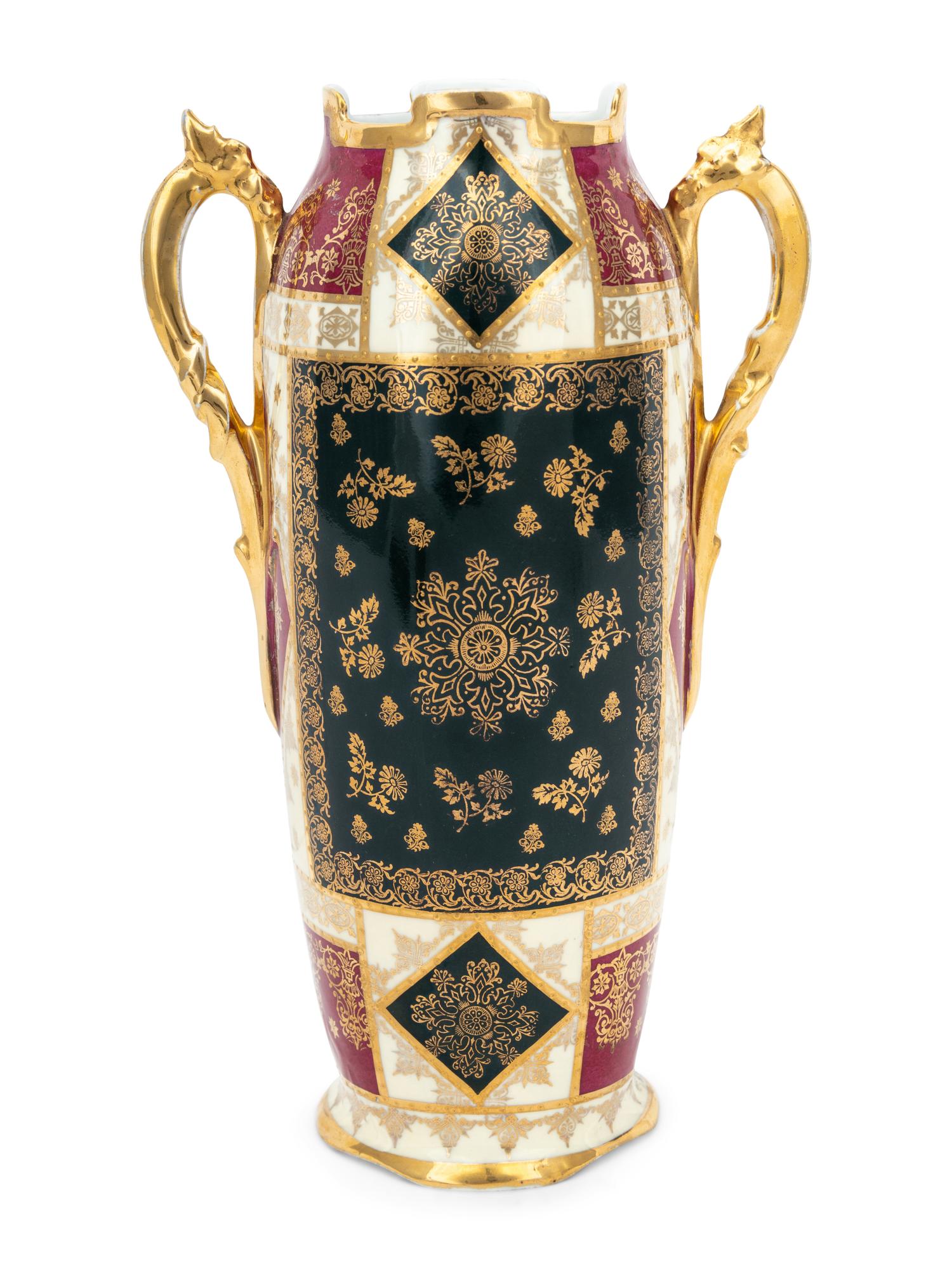 A Vienna Style Porcelain Vase