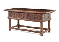 A Spanish Baroque Carved Walnut Table