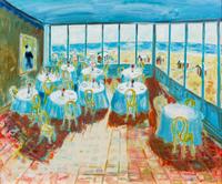 Carlos Nadal, (Spanish, 1917-1998), La Terraza, 1983