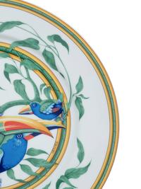 An Hermès Porcelain Toucans Porcelain Dinner Service
