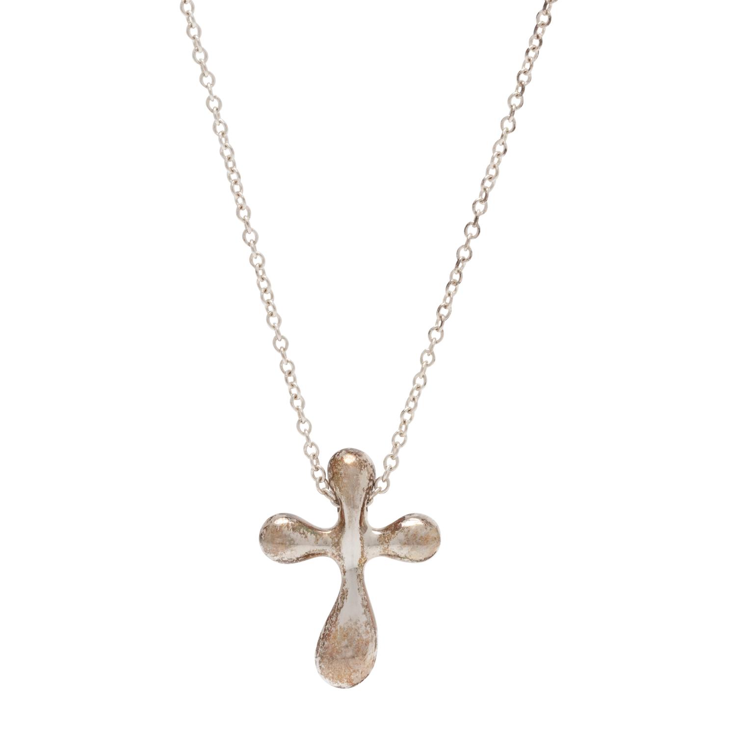 TIFFANY & CO., STERLING SILVER CROSS SET