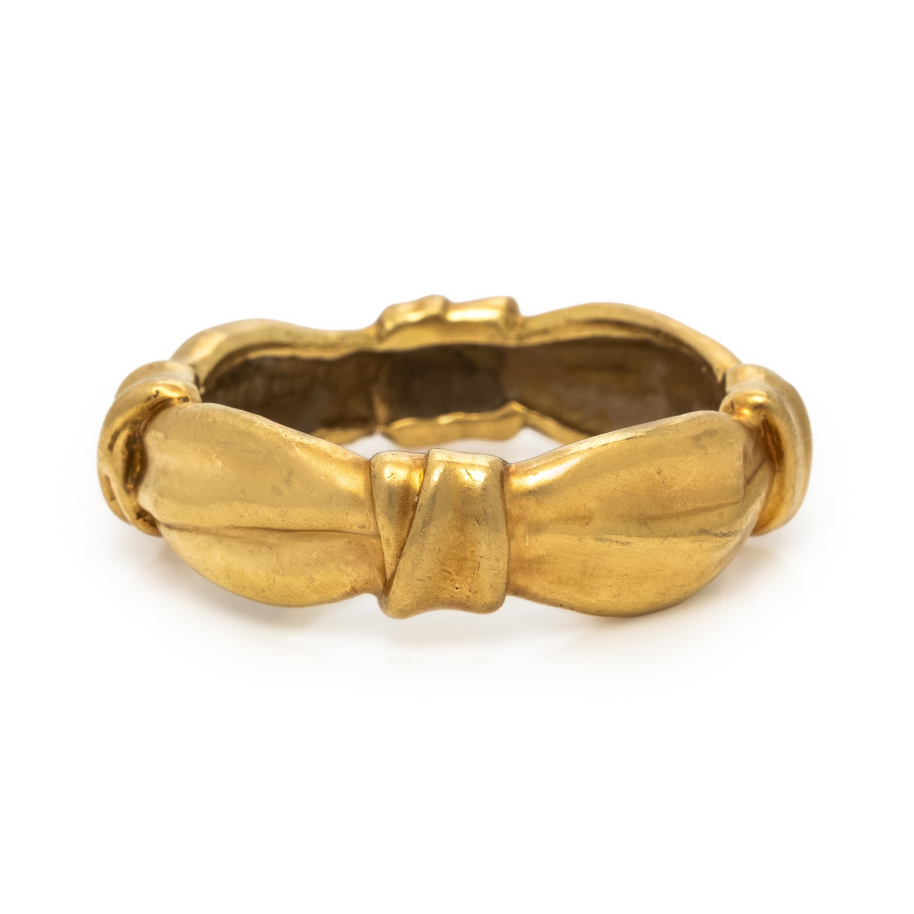 Angela Cummings, Yellow Gold Ribbon Ring