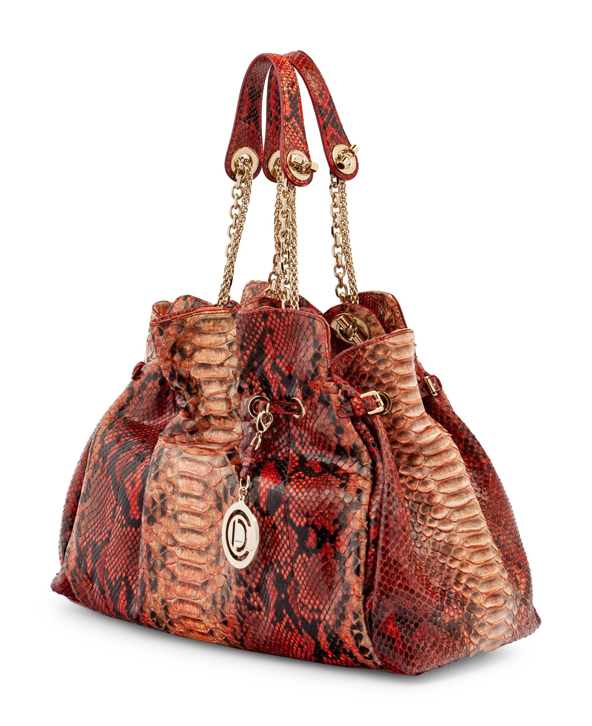 Christian Dior Red Python Le Trente Bag, 2009