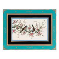A Set of Twelve Chinese Export Watercolor and Pith Paintings of Exotic Birds