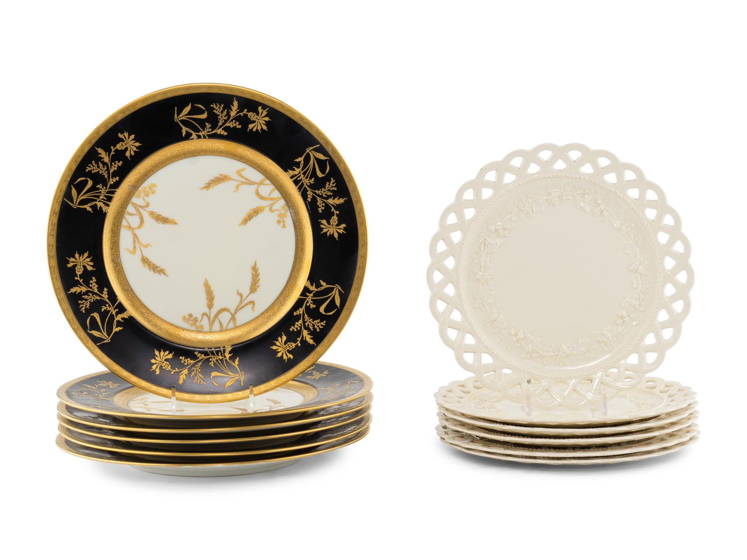 An Assembled Group of Porcelain Table Articles