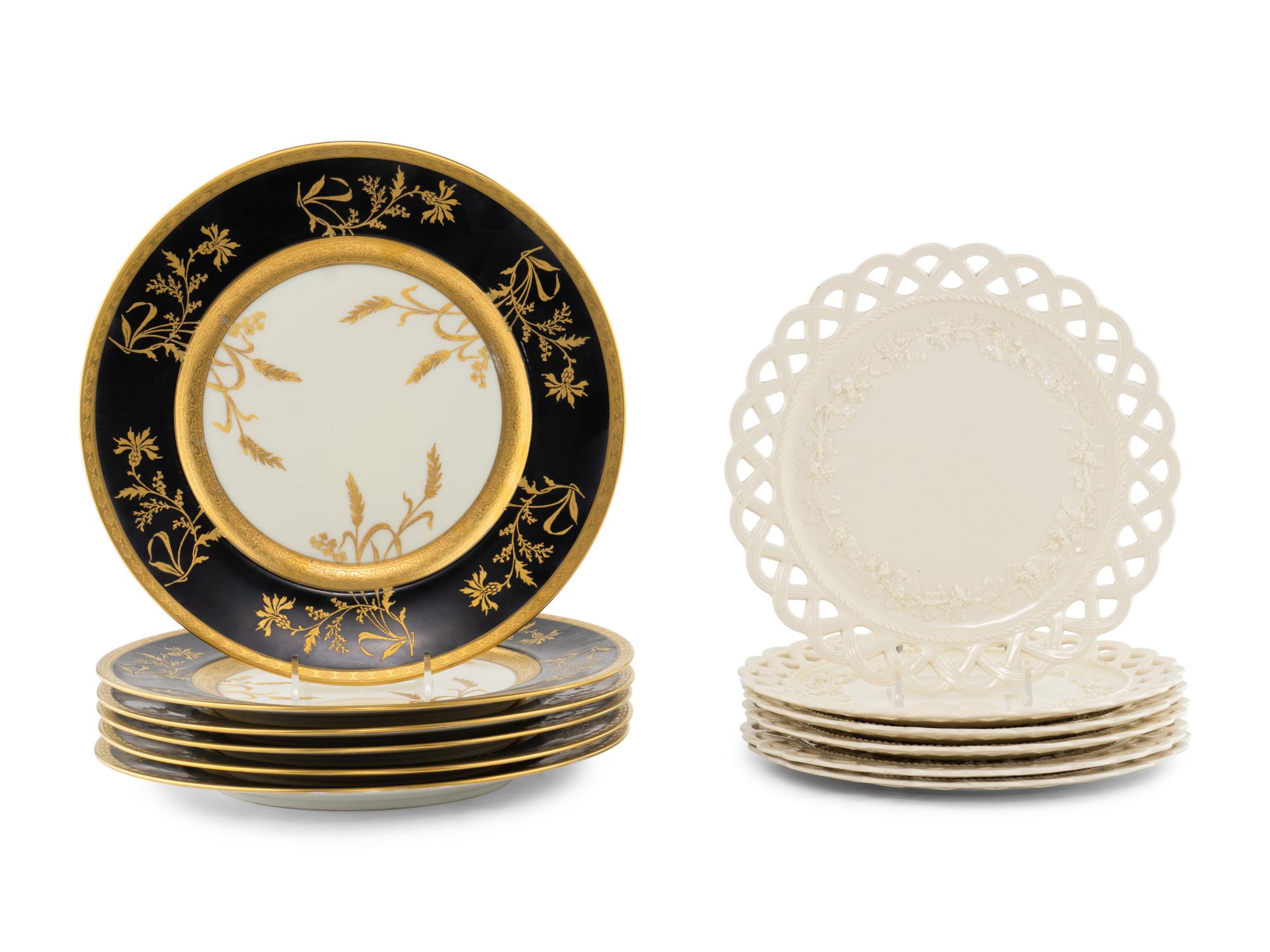 An Assembled Group of Porcelain Table Articles