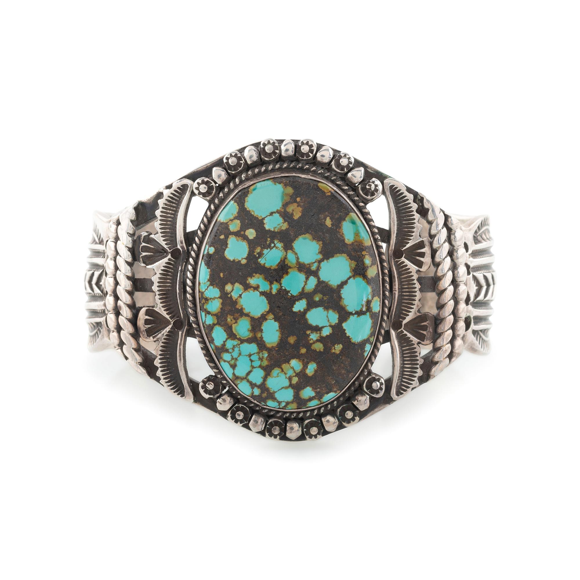 Sterling Silver and Turquoise Cuff Bracelet