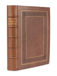 [BINDING]. WILDE, Oscar (1854-1900). Le Portrait de Dorian Gray . Paris: Société d’éditio ‘Le Livre,’ 1928.