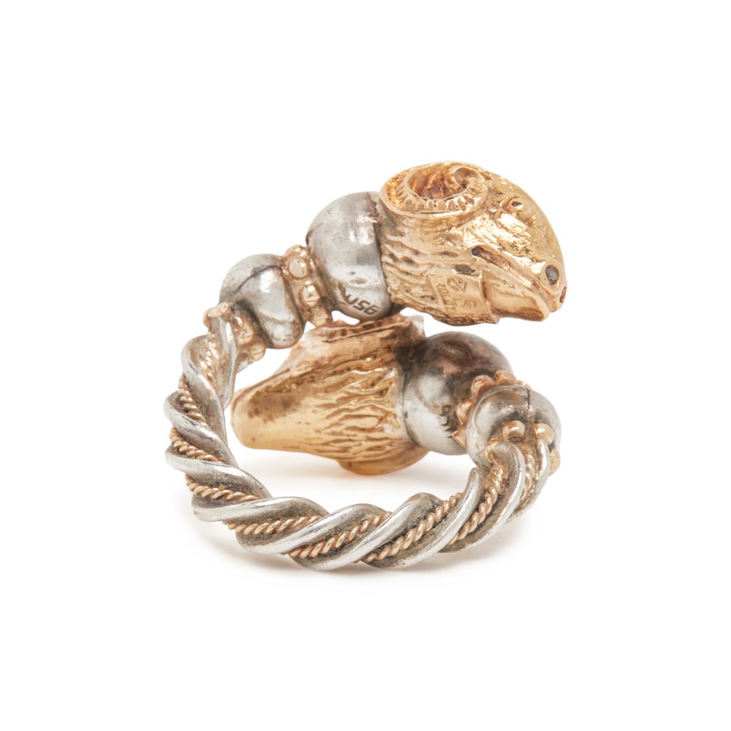 ZOLOTAS, STERLING SILVER AND YELLOW GOLD JEWELRY SUITE