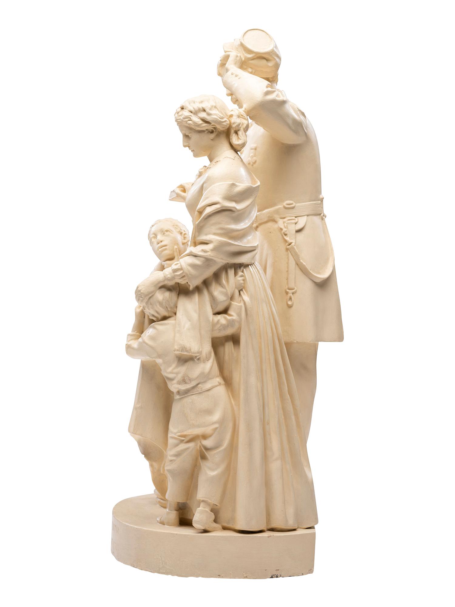 ROGERS, John (1829-1904), sculptor. Taking the Oath and Drawing Rations. 1866.