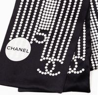 Chanel Black Neck Scarf, 1990-2000s