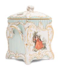 A Berlin (K.P.M) Porcelain Box and Cover
