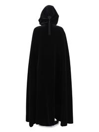 Saint Laurent Rive Gauche Hooded Velvet Cape, 1970s