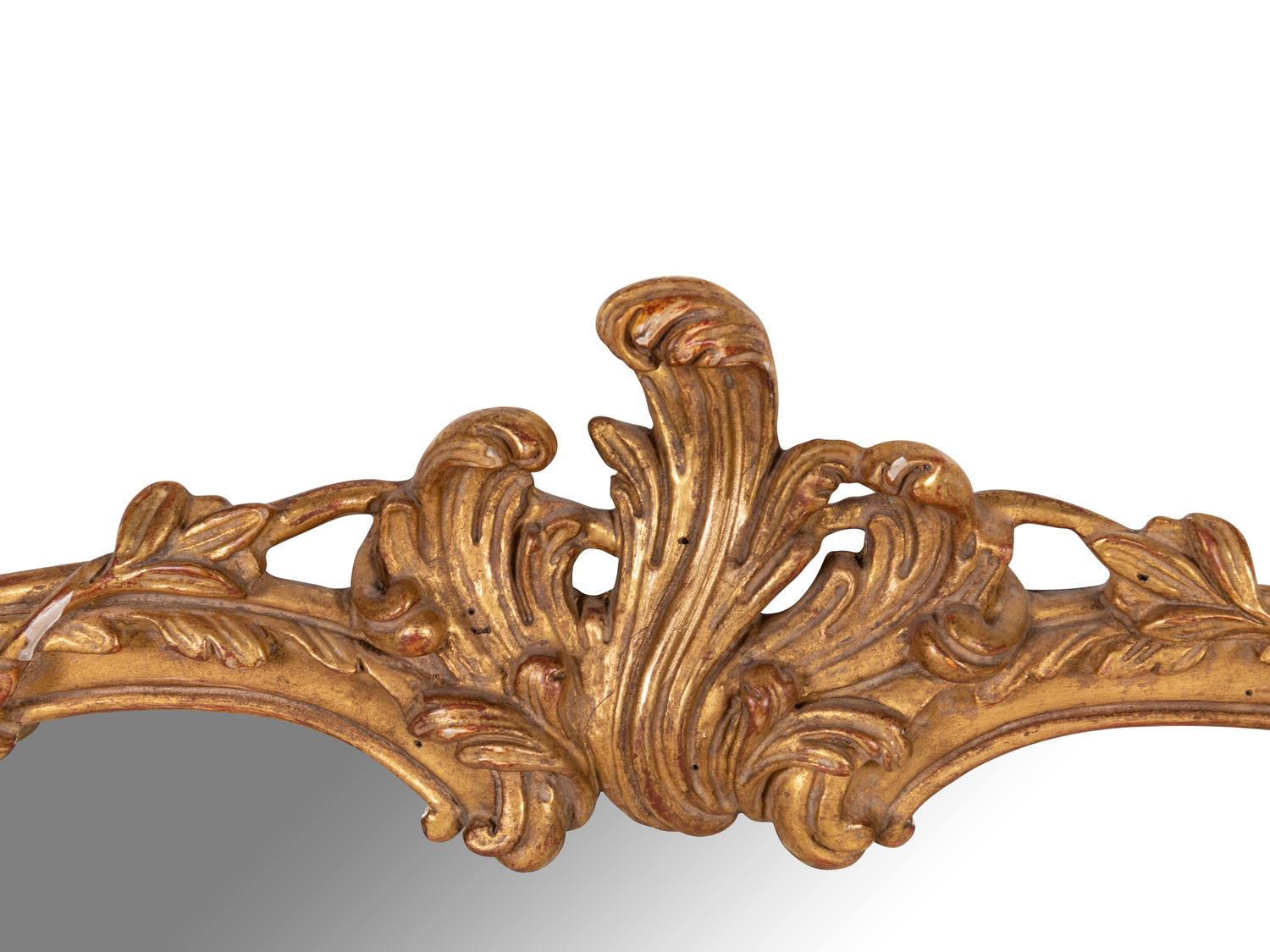 A Régence Style Giltwood Mirror