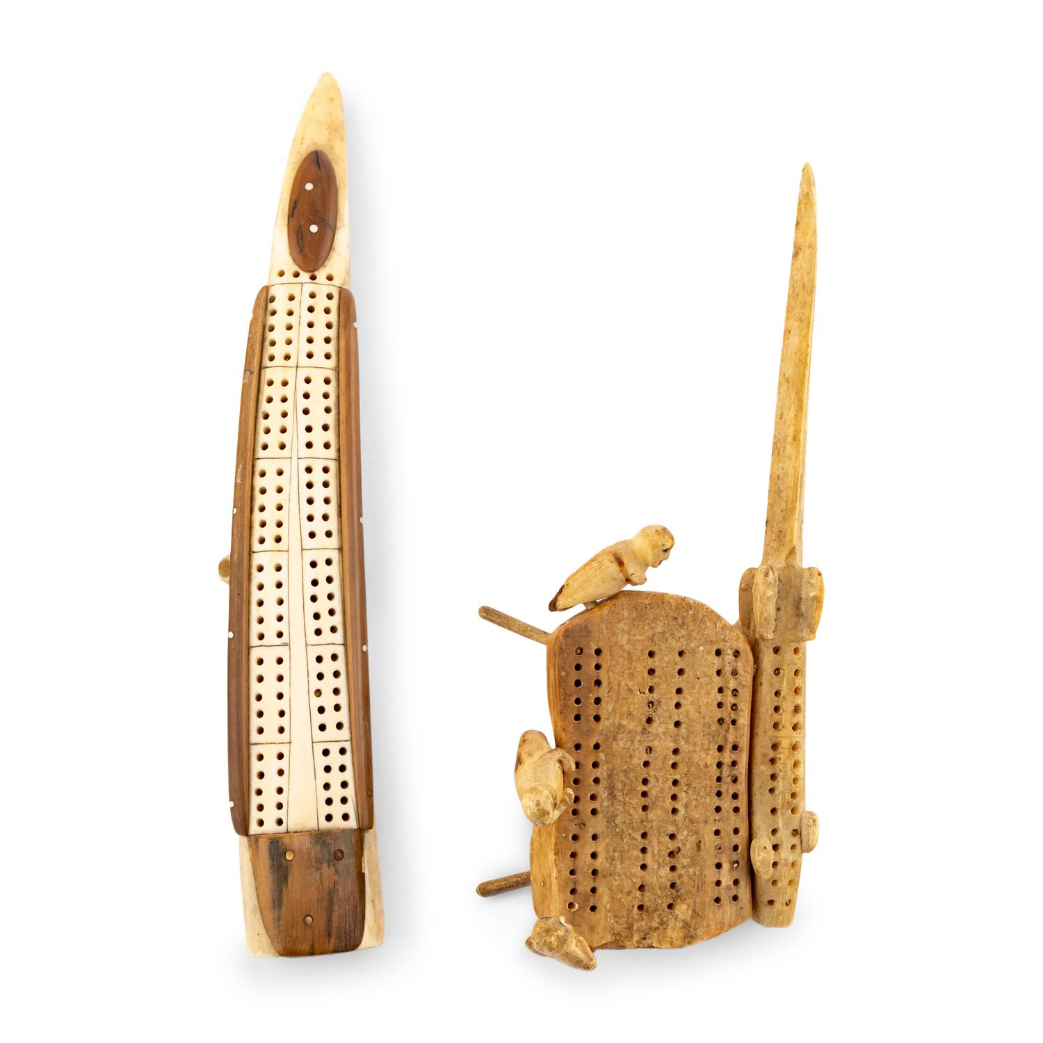 Native Alaskan Cribbage Boards