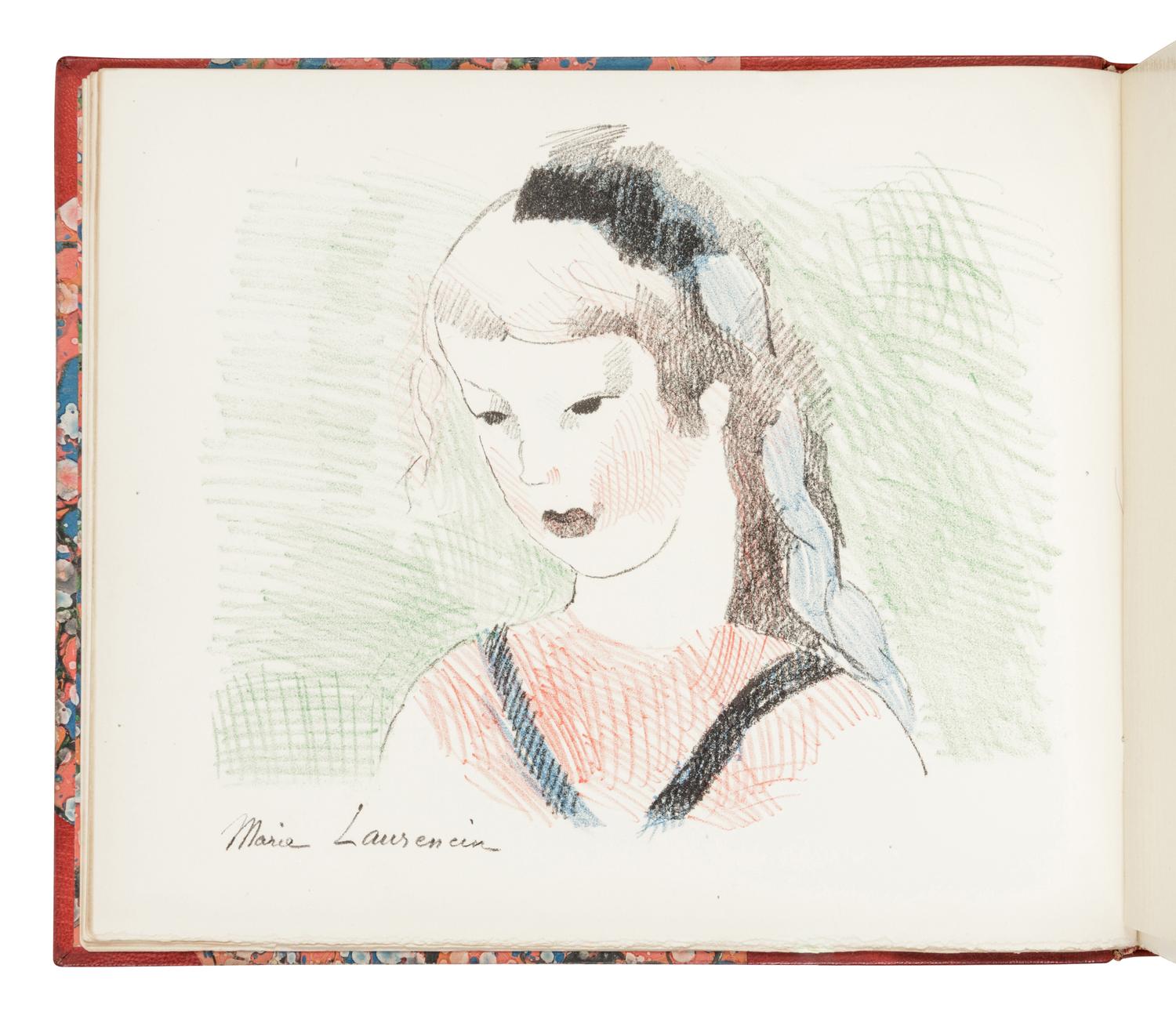 LAURENCIN, Marie (1883-1956). DODGSON, Charles Lutwidge (1832-1898). Alice in Wonderland . Paris: The Black Sun Press, 1930.