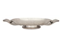 A Tango Aceves Mexican Modernist Silver Centerpiece Bowl — Taxco, Mid-20th Century