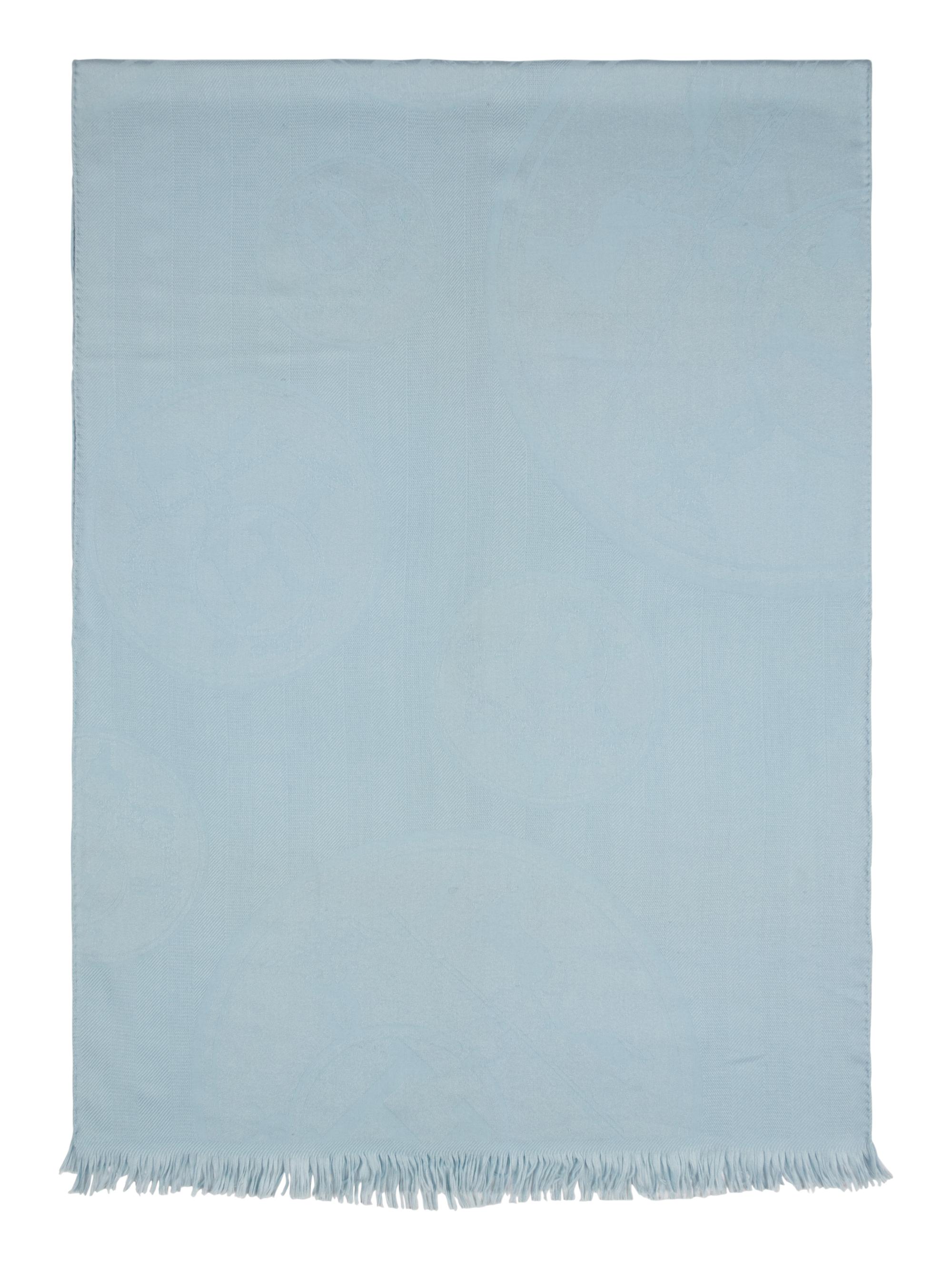 Hermès Light Blue Shawl