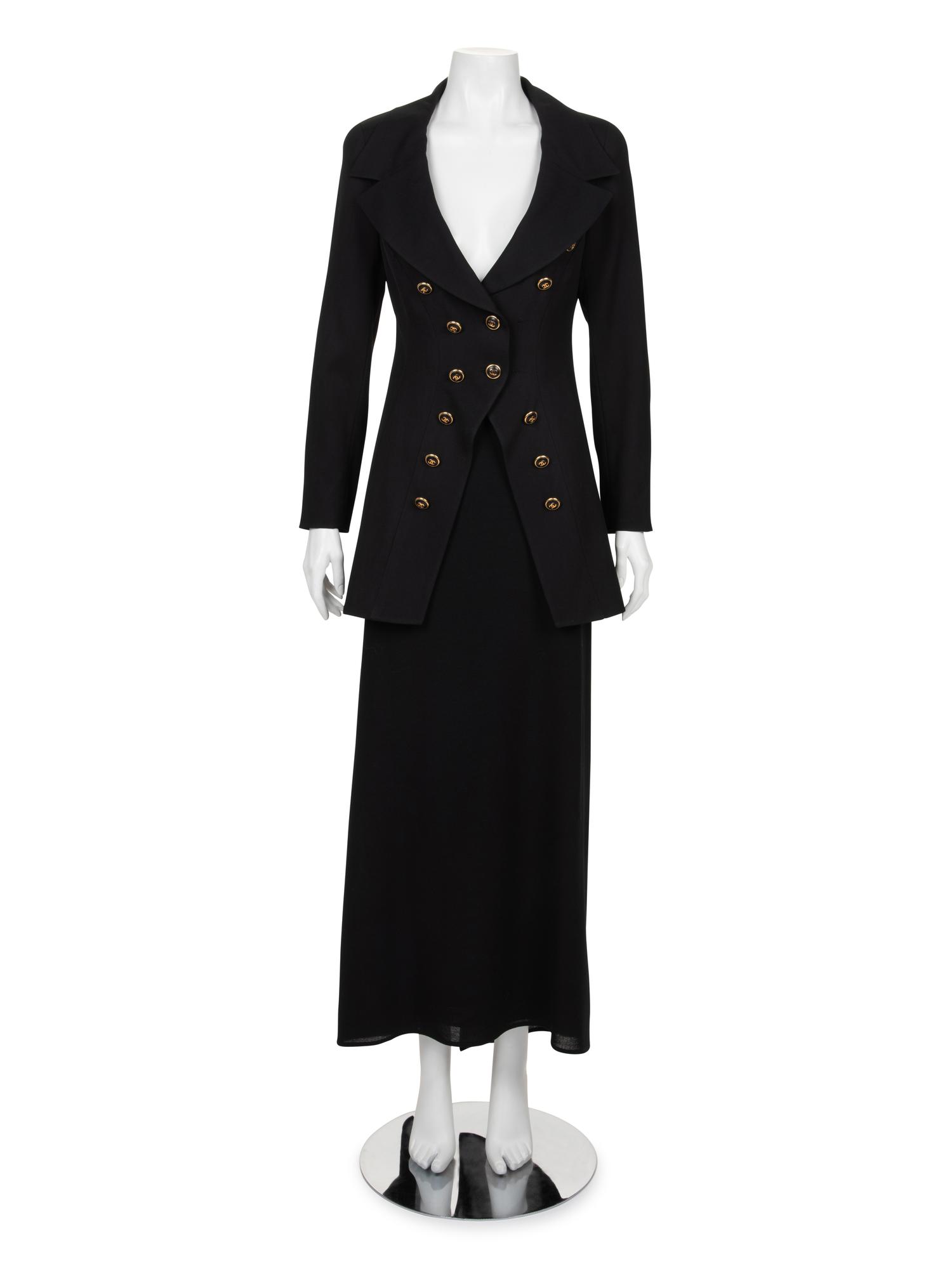 Chanel Two-Piece Wool Skirt Ensemble, Spring 1993-Fall 1998