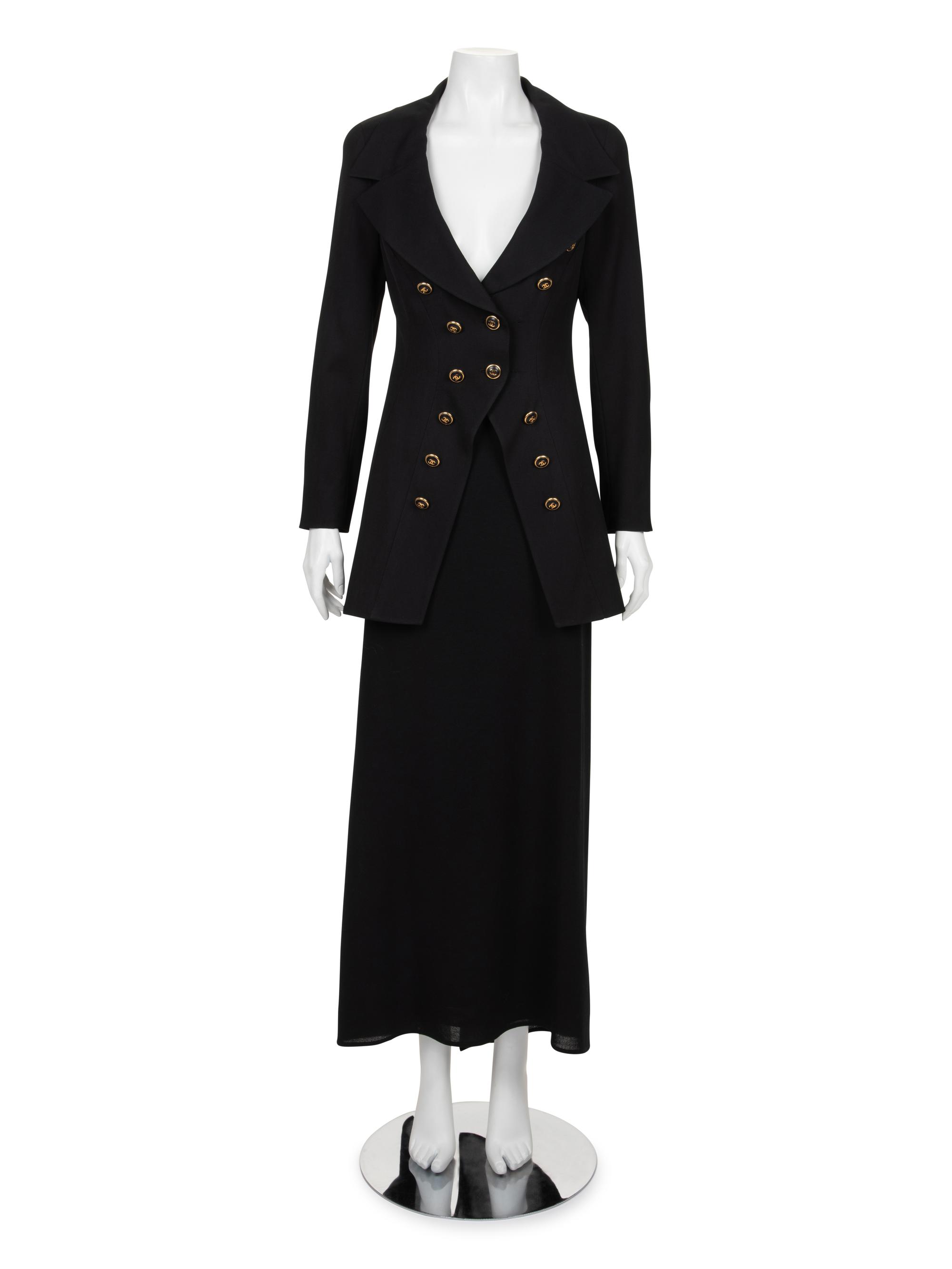 Chanel Two-Piece Wool Skirt Ensemble, Spring 1993-Fall 1998