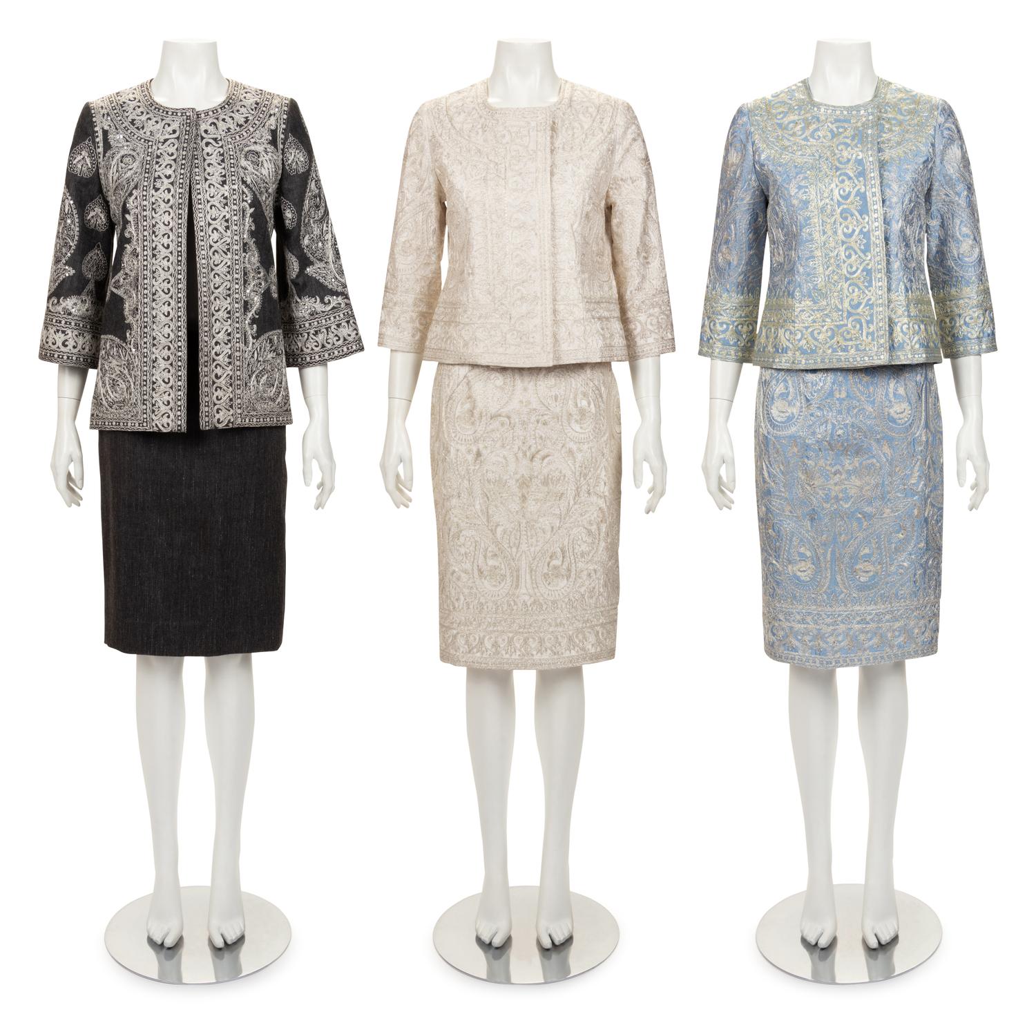 Three Naeem Khan Ensembles, 2000-10s
