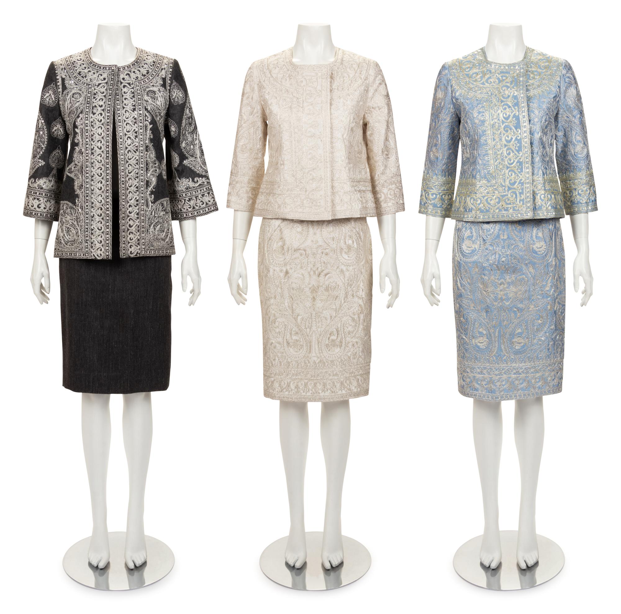 Three Naeem Khan Ensembles, 2000-10s