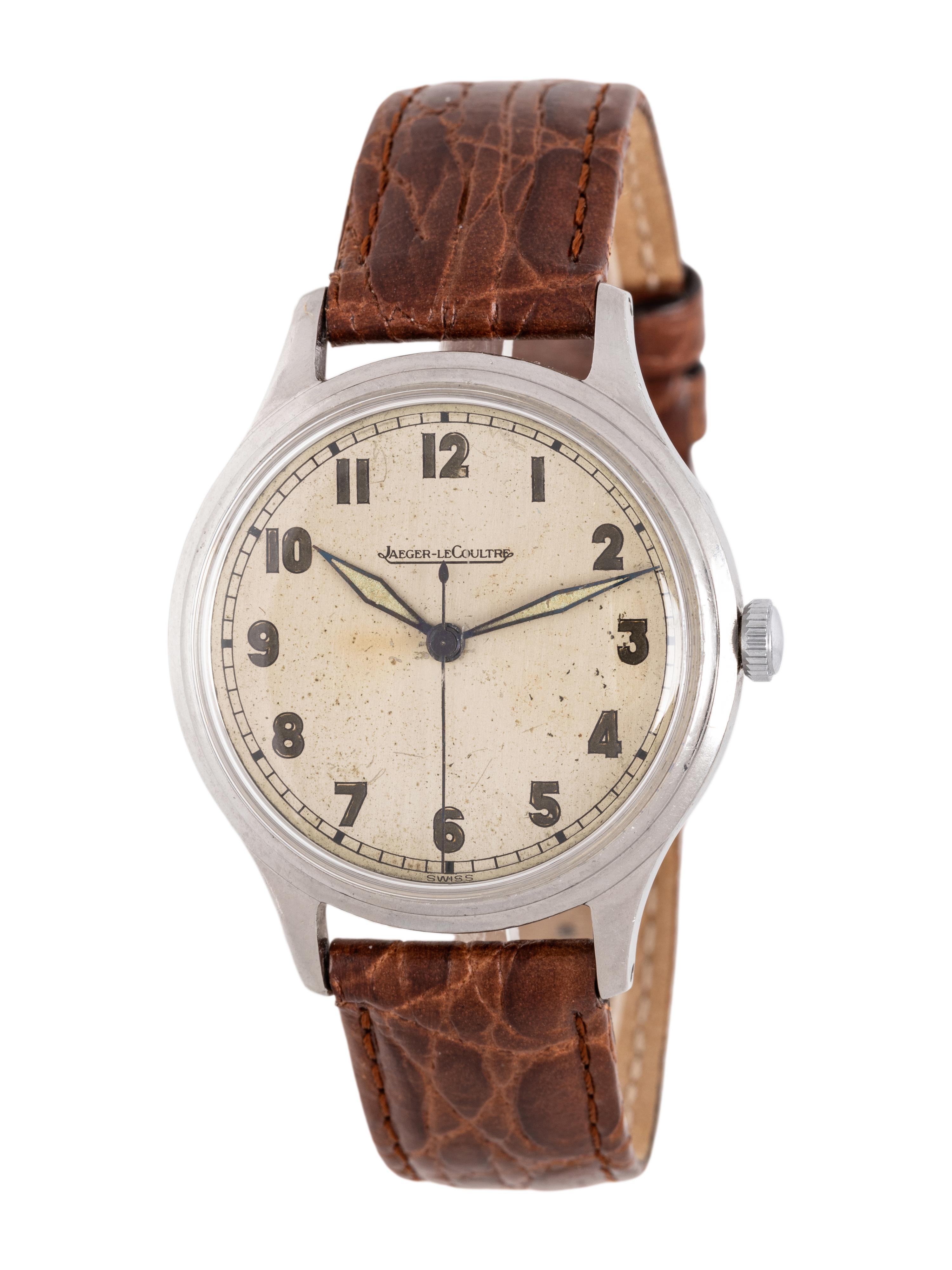 JAEGER-LECOULTRE, STAINLESS STEEL WATCH