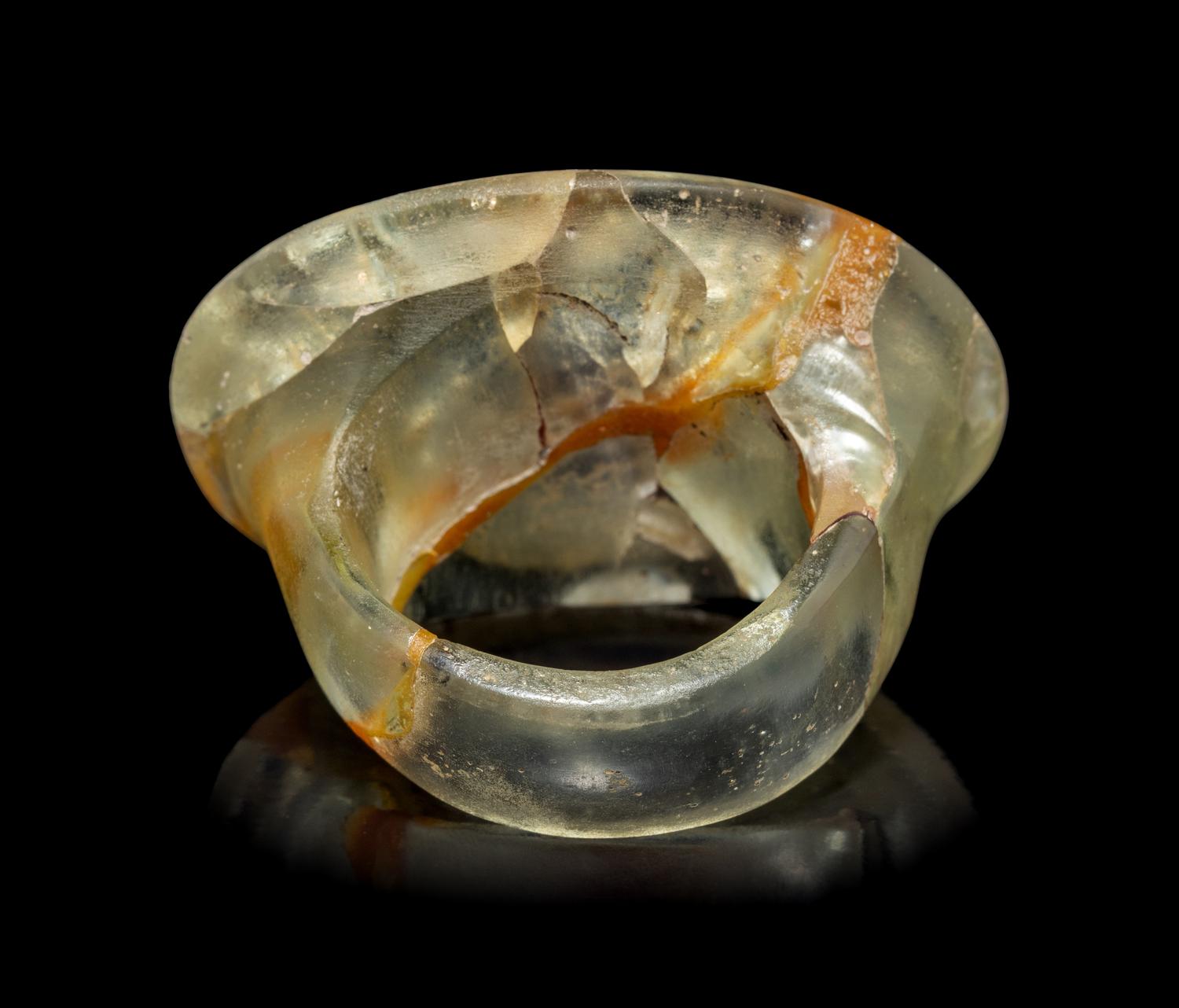A Hellenistic Glass Finger Ring