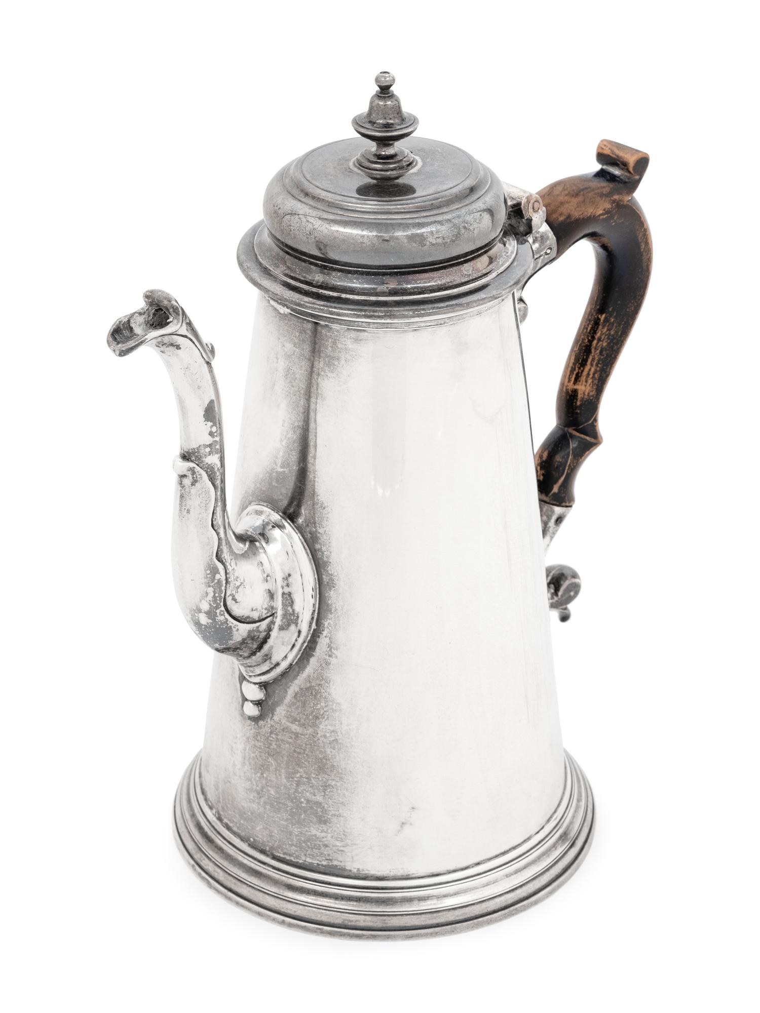A George II Silver Coffee Pot