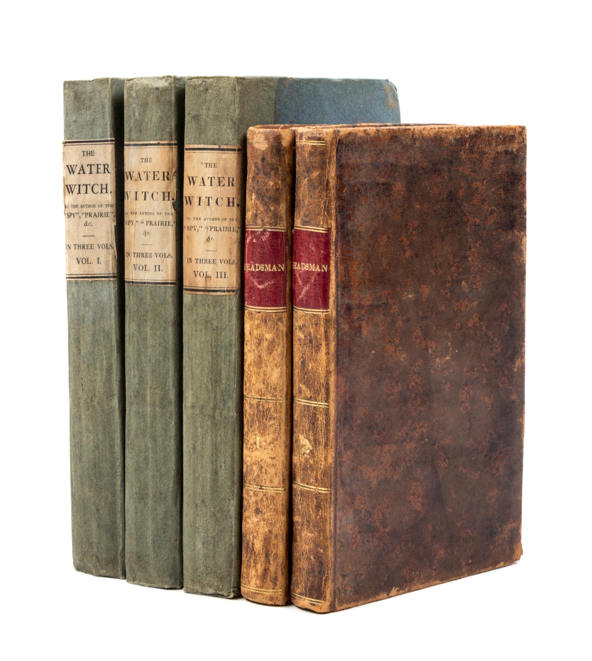 [COOPER (JAMES FENIMORE)] Two first editions, including The Water Witch and The Headsman.