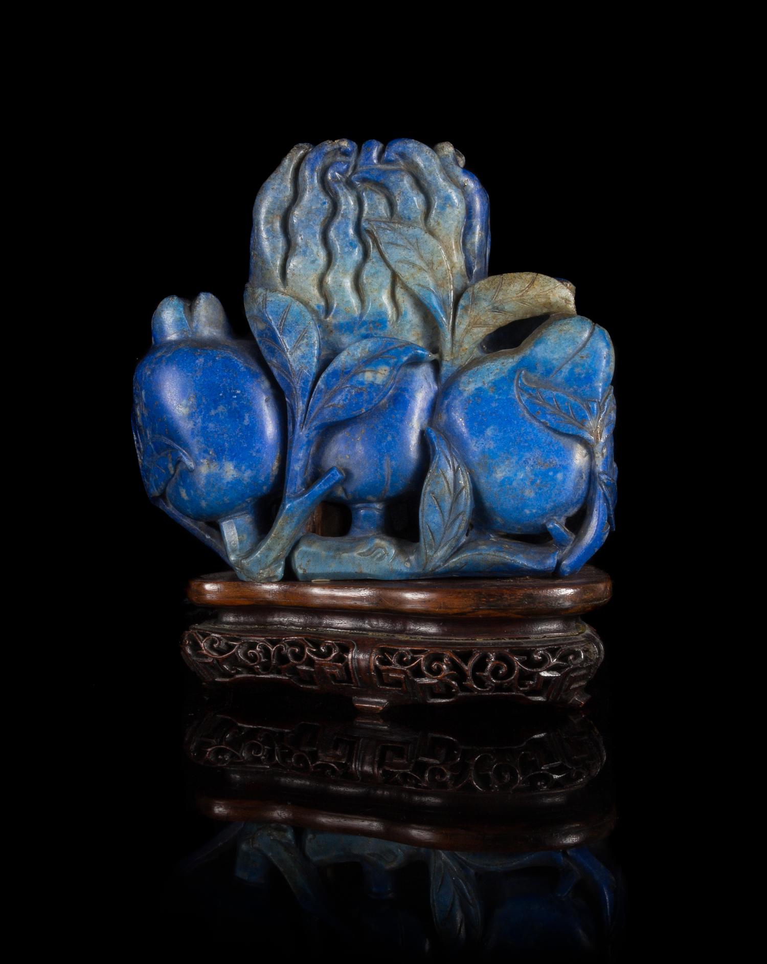 A Carved Lapis Lazuli Vase — 18TH/19TH CENTURY