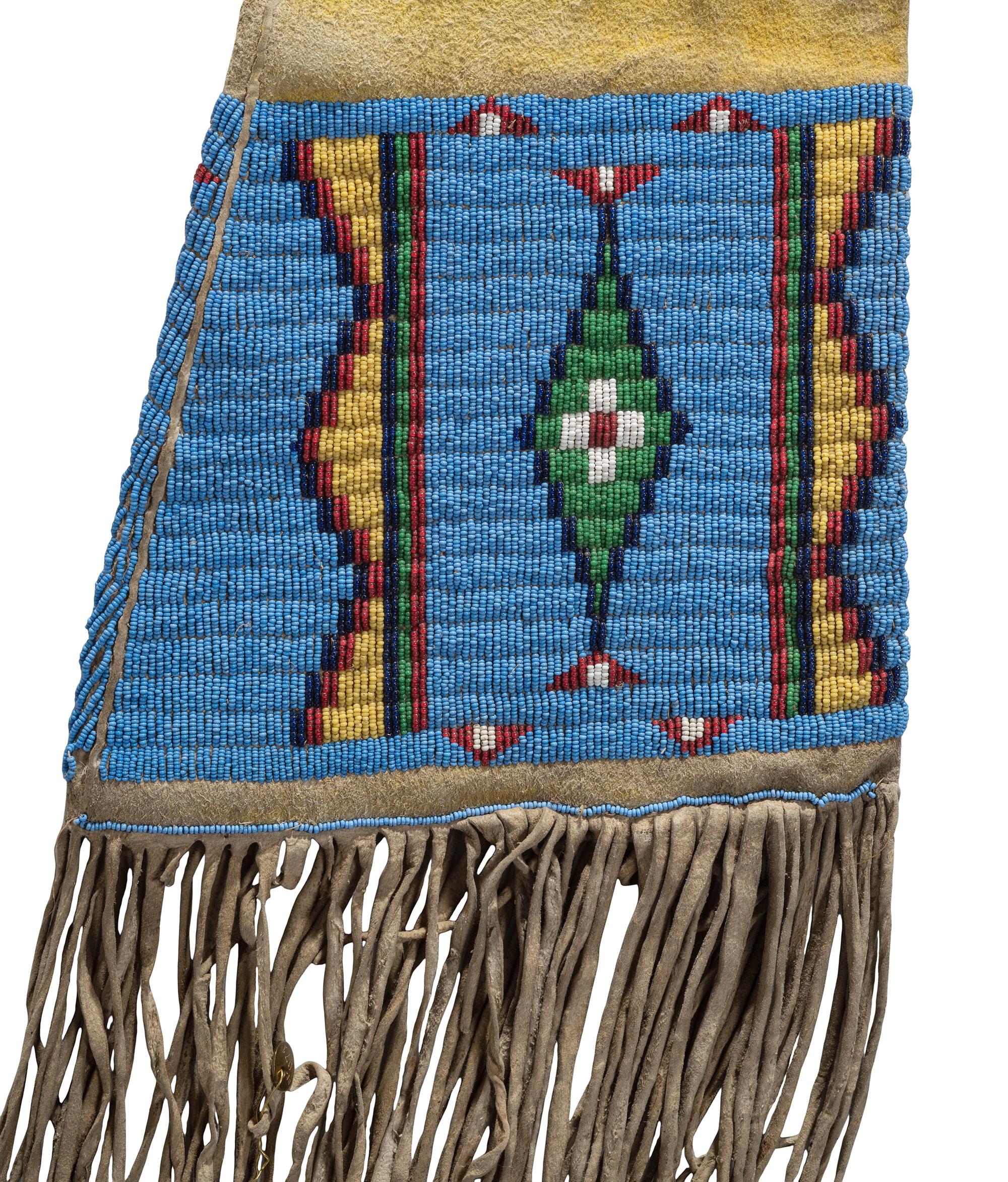 Beaded Hide Rifle Scabbard