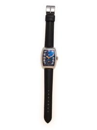 DUBEY & SCHALDENBRAND, STAINLESS STEEL DUAL TIME ZONE 'AURODYN DUO' WRISTWATCH
