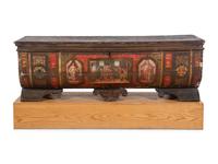 An Italian Polychrome Painted Cassone